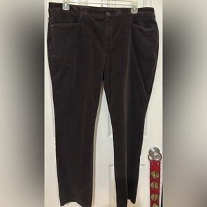 Talbot brown corduroy pants .